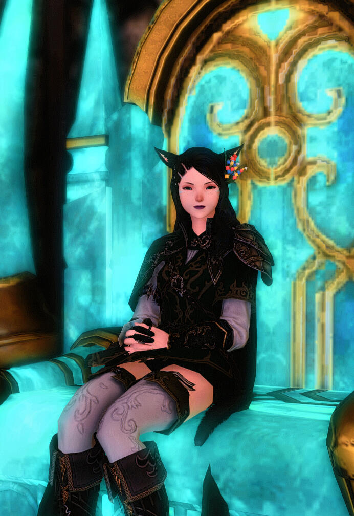 Leafelda on her throne