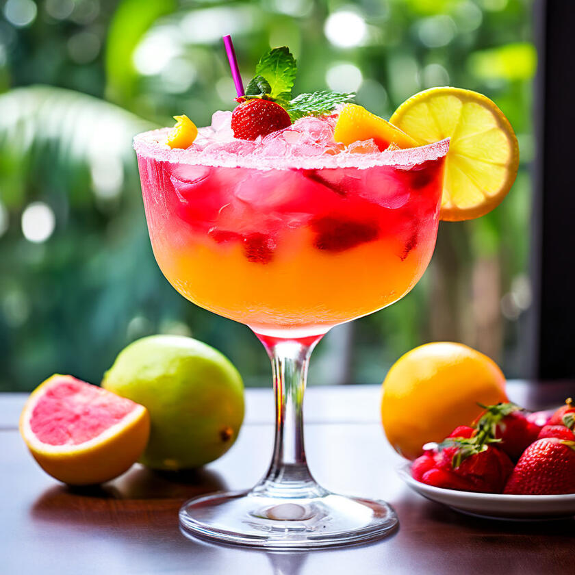 Strawberry Banana Margartita